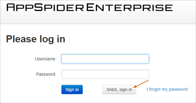 SP initiated login