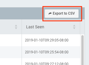 CSV export