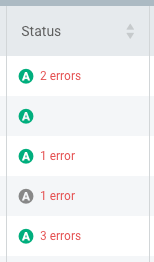 Agent errors