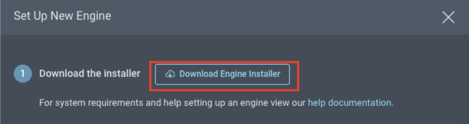 Download installer