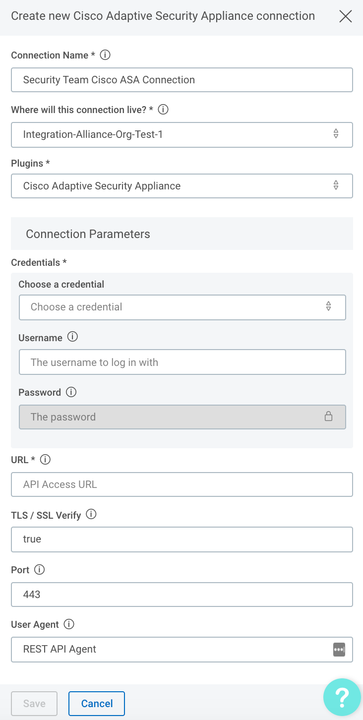 Cisco ASA Connection