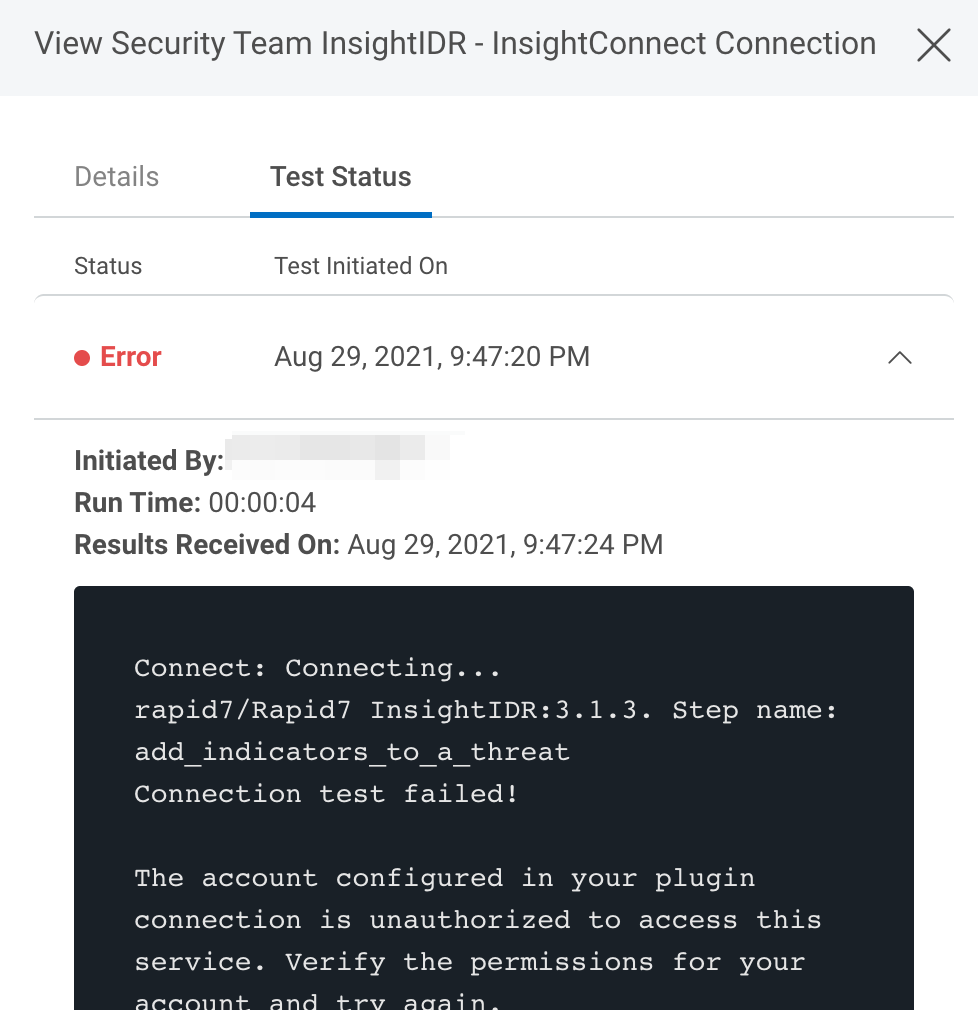 View connection log