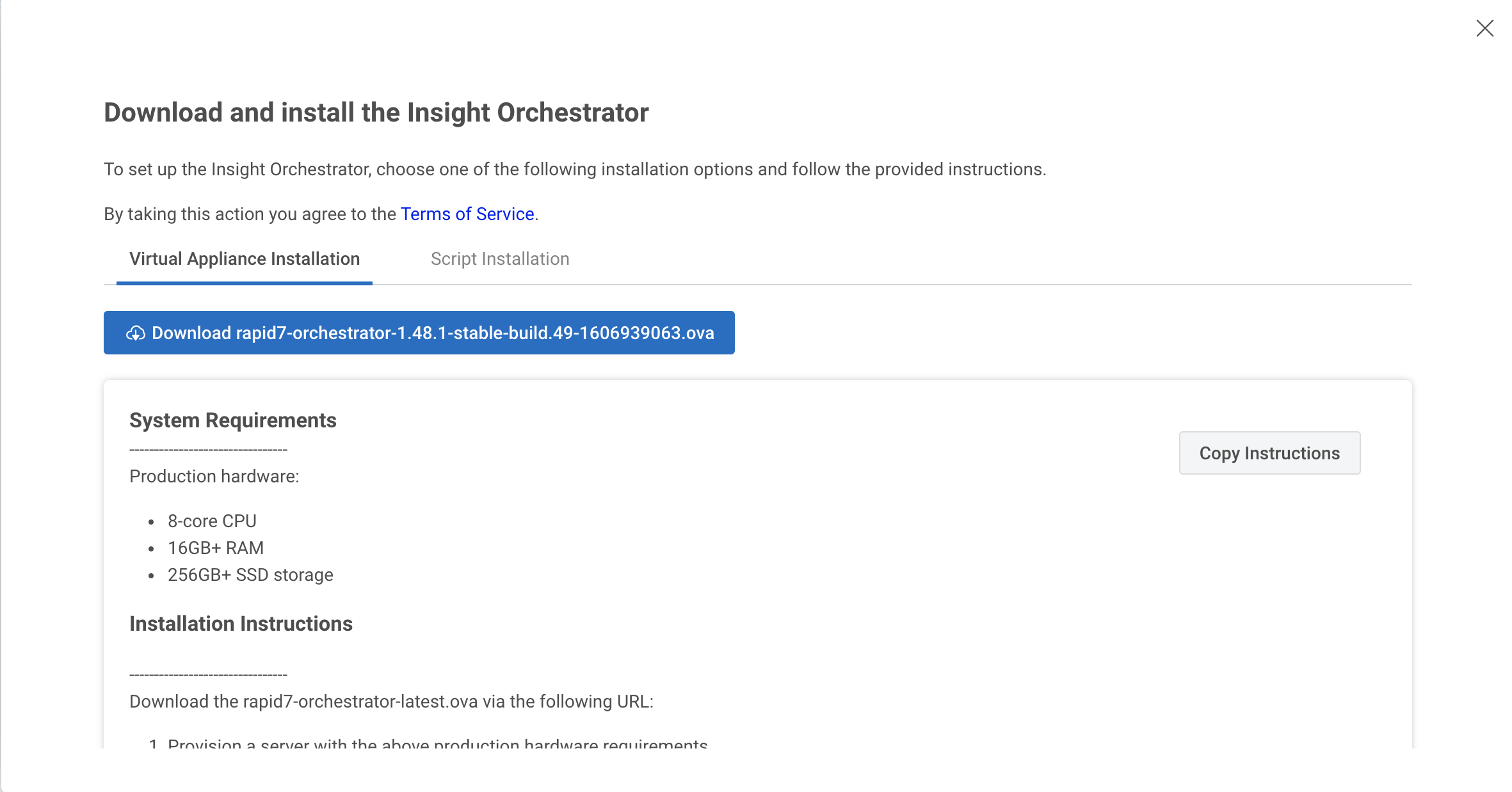 Install Orchestrator