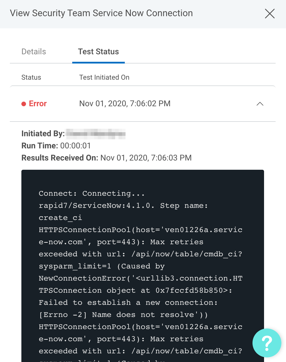 View security team log