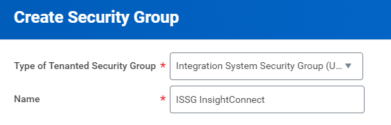 Integration System Security Group