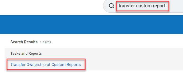 Transfer Custom Reports