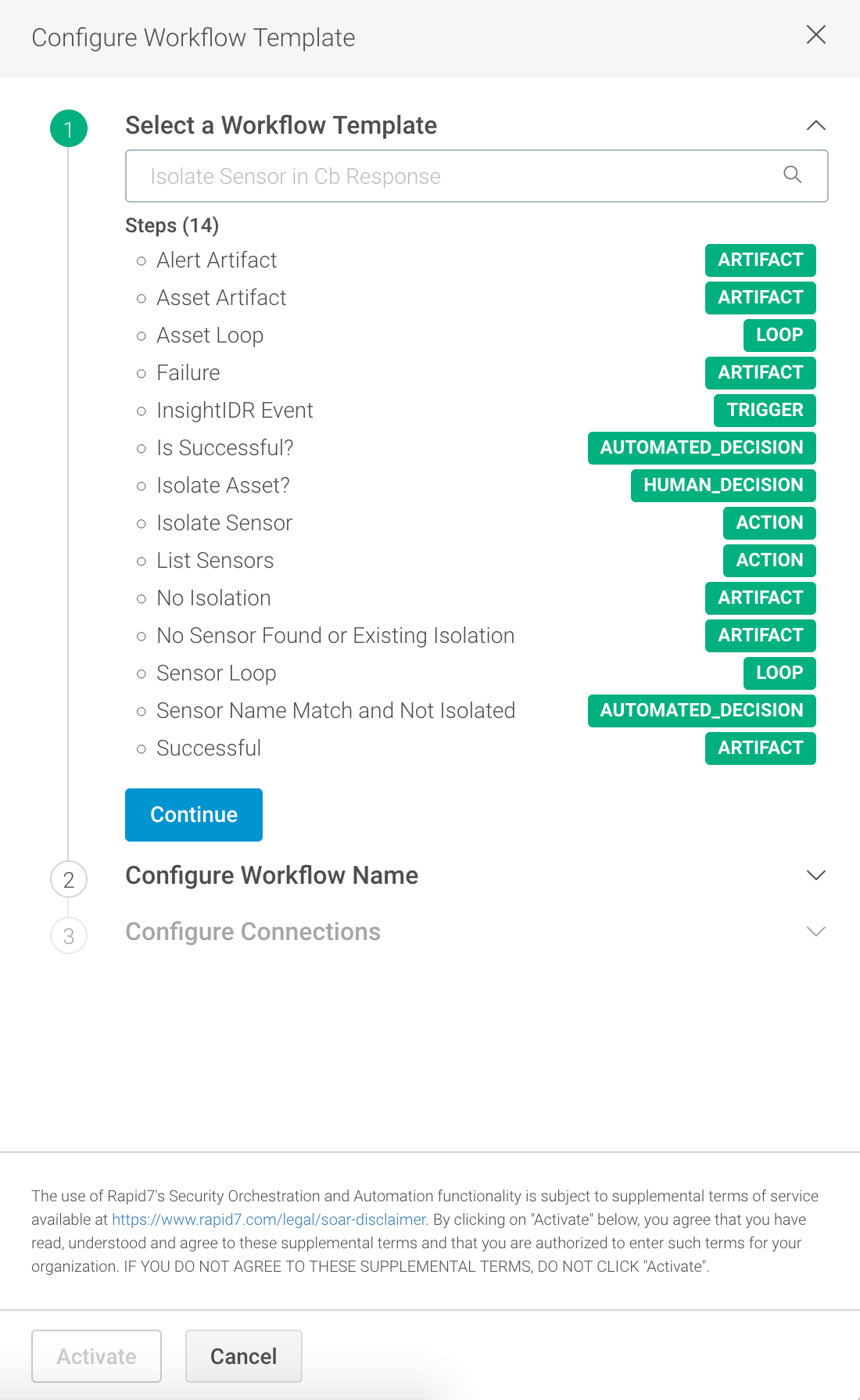 Automation Workflow Templates InsightIDR Documentation