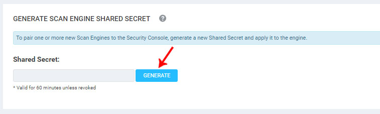Generate a secret key