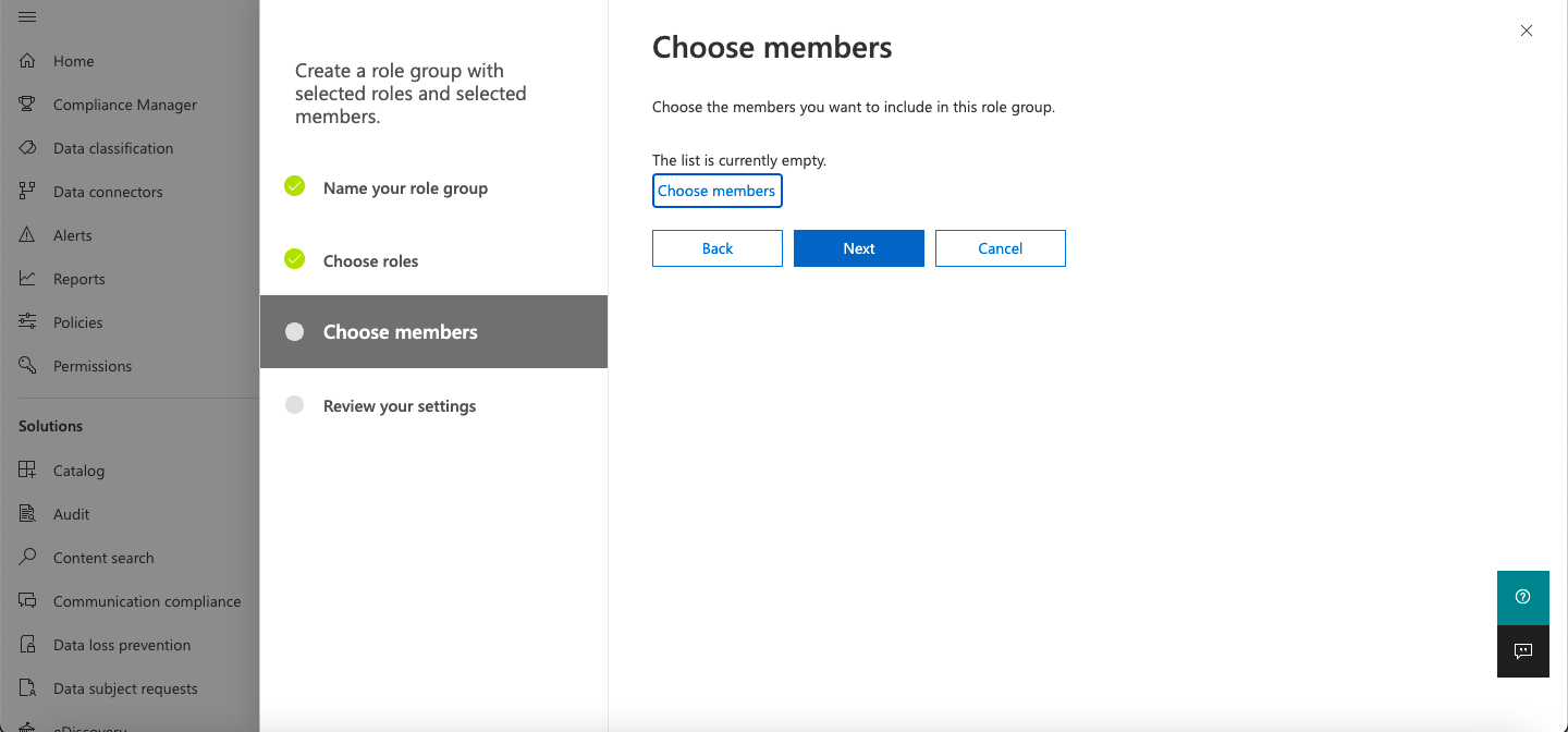 choose members