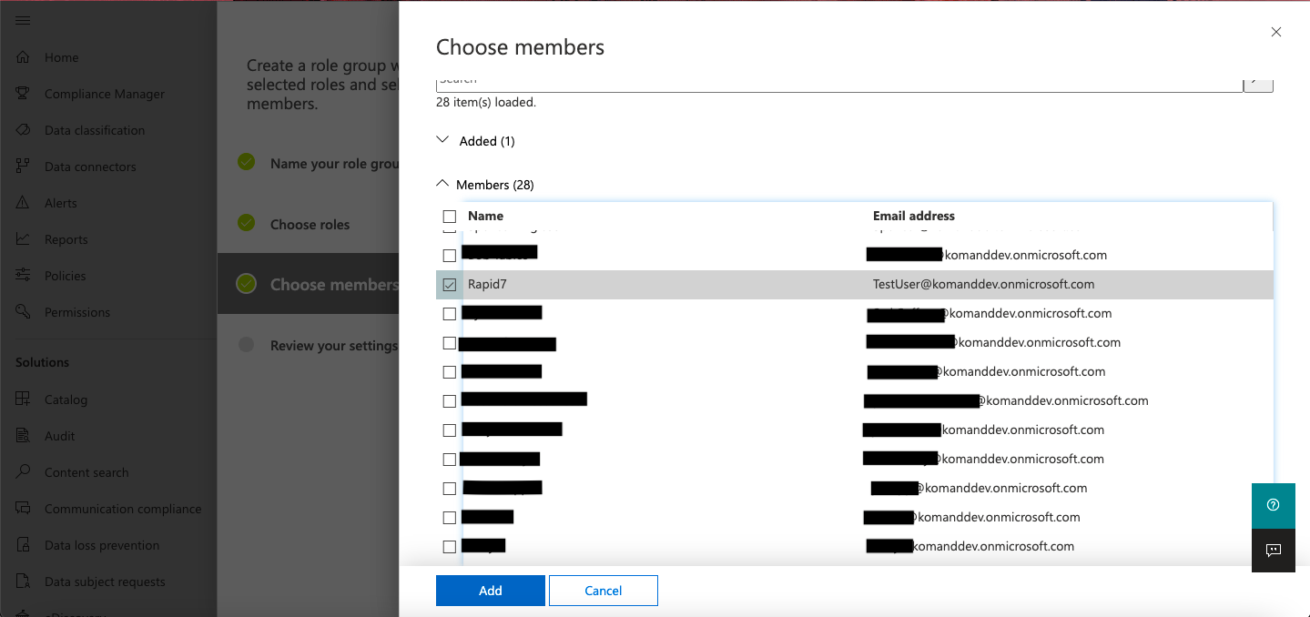 choose member rapid7